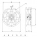 TCBT/4-315/H(0.37kw) Cylindrical axial fan
